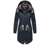 Softshelljacke MARIKOO "Mount Furnica", Damen, Gr. XL, blau (navy), Obermaterial: 95% Polyester, 5% Elasthan; Futter: 100% Polyester; Wattierung: 100% Polyester; Ärmelfutter: 100% Polyester, Jacken So