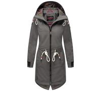 Softshelljacke MARIKOO "Mount Furnica", Damen, Gr. XL, grau (anthrazit), Obermaterial: 95% Polyester, 5% Elasthan; Futter: 100% Polyester; Wattierung: 100% Polyester; Ärmelfutter: 100% Polyester, Jack