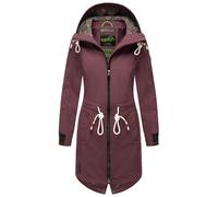 Softshelljacke MARIKOO "Mount Furnica", Damen, Gr. XL, rot (wine), Obermaterial: 95% Polyester, 5% Elasthan. Futter: 100% Polyester. Wattierung: 100% Polyester. Ärmelfutter: 100% Polyester, Jacken Sof