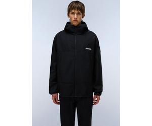 Softshelljacke NAPAPIJRI "BIOIS", Herren, Gr. M, schwarz beauty, Obermaterial: 100% Polyester, Jacken Softshelljacke, Reißverschlusstaschen, normale Passform (37915464-M) schwarz beauty