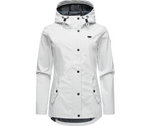 Softshelljacke RAGWEAR "Margge Shell", Damen, Gr. M (38), weiß, Obermaterial: 100% Polyester. Innenfutter: 100% Polyester, tailliert hüftbedeckend, hoch geschlossener Ausschnitt, Ärmel ohne Ärmelschli