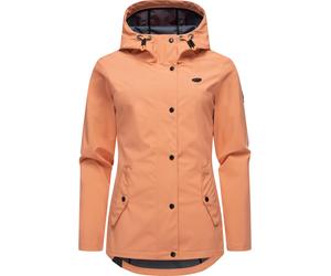 Softshelljacke RAGWEAR "Margge Shell", Damen, Gr. XXL (44), orange (pfirsich), Obermaterial: 100% Polyester. Innenfutter: 100% Polyester, tailliert hüftbedeckend, hoch geschlossener Ausschnitt, Ärmel 