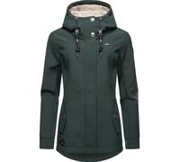 Softshelljacke RAGWEAR "Monadde Softshell" Gr. 4XL (48), grün (dunkelgrün) Damen Jacken (15870953-4XL) dunkelgrün