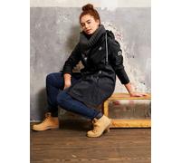 Softshelljacke SHEEGO, Damen, Gr. 44, schwarz, 91% Polyester, 9% Elasthan, Kapuzenfutter:100% Polyester, unifarben, Jacken Softshelljacke (47251912-44) schwarz
