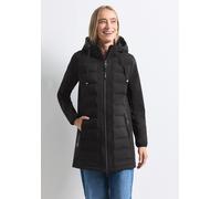 Softshelljacke STREET ONE, Damen, Gr. 34, schwarz, Jacken Softshelljacke, mit Tunnelzug im Bund zum Taillieren (10997405-34) schwarz