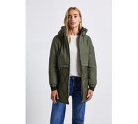 Softshelljacke STREET ONE, Damen, Gr. 44, grün (cypress grün), Web;Stoff;Softshell, Obermaterial: 73% Baumwolle, 27% Nylon. Obermaterial 2: 100% Nylon. Futter: 100% Polyester. Füllung: 100% Polyester,