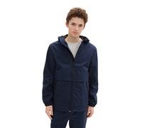 TOM TAILOR Denim Herren 1041779 Softshell Windbreaker Jacke mit Kapuze, 10668-Sky Captain Blue, XL