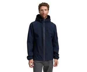 Softshelljacke TOM TAILOR, Herren, Gr. XL, blau (sky captain blau), Softshell, Obermaterial: 100% Polyester. Futter: 100% Polyester, unifarben, regular fit taillenbedeckt, elastischer Bund, Jacken Sof