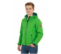 Softshelljacke TROLLKIDS "KIDS TROLLFJORD JACKET", Kinder, Gr. 122, bright grün, Obermaterial: 94% Polyester, 6% Elasthan. Futter: 100% Polyester, normal, Jacken Softshelljacke (93535548-122) bright g
