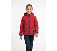 Softshelljacke TROLLKIDS "KIDS TROLLFJORD JACKET", Kinder, Gr. 152, rot (bright rot, mystic blau), Obermaterial: 94% Polyester, 6% Elasthan, normal, Jacken Softshelljacke (51274134-152) bright rot, my