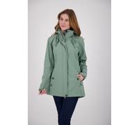 Softshellmantel ANKERGLUT "PEAK ROBSON WOMEN", Damen, Gr. 36/38 (M), grau (slate), Softshell, 96% Polyester. 4% Elasthan, ca. Mitte Oberschenkel, mit verstellbarem Klettverschluss, Mäntel, auch in Gro