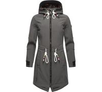 Softshelljacke MARIKOO "Mount Furnica", Damen, Gr. XS, grau (anthrazit), Obermaterial: 95% Polyester, 5% Elasthan; Futter: 100% Polyester; Wattierung: 100% Polyester; Ärmelfutter: 100% Polyester, Jack
