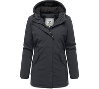 Softshellmantel RAGWEAR "Navanuti", Damen, Gr. S (36), dunkelgrau, Obermaterial: 96% Polyester, 4% Elasthan; Innenfutter: 100% Polyester; Wattierung: 100% Polyester, tailliert Po-bedeckend, hoch gesch