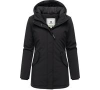 Softshellmantel RAGWEAR "Navanuti", Damen, Gr. XS (34), schwarz, Obermaterial: 96% Polyester, 4% Elasthan. Innenfutter: 100% Polyester. Wattierung: 100% Polyester, tailliert Po-bedeckend, hoch geschlo
