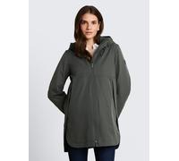 Softshellmantel TOM TAILOR, Damen, Gr. M, schwarzest olive, Web, Obermaterial: 100% Polyester. Futter: 100% Polyester, unifarben, regular fit ca. Mitte Oberschenkel, Rundhals, elastischer Bund, Mäntel