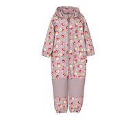 Softshelloverall NAME IT "NMFALFA08 SOFTSHELL SUIT AOP 1FO NOOS", Kinder, Gr. 110, N-Gr, keepsake lila, Softshell, Obermaterial: 94% Polyester, 6% Elasthan, bedruckt, geblümt, elastischer Bund, Overal