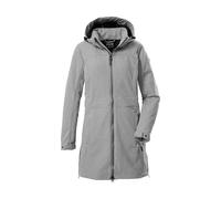 G.I.G.A. DX Damen Softshellparka/Parka mit abzippbarer Kapuze GW 34 WMN SFTSHLL PRK, hellgrau, 48, 43541-000