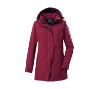 Softshellparka "GW 36 WMN SFTSHLL PRK", Damen, Gr. 36, rot (bordeaux), Oberstoff: Oberseite: 100% Polyester, Rückseite: 100% Polyester, G.I.G.A. DX BY KILLTEC, sportlich, Jacken, Softshellparka: wasse