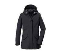Softshellparka KILLTEC "KOS 120 GRLS SFTSHLL PRK", Mädchen, Gr. 176, schwarz, Oberseite: 100% Polyester;Rückseite: 100% Polyester;Futter: 100% Polyester, Jacken, Wasserabweisender, winddichter Parka m