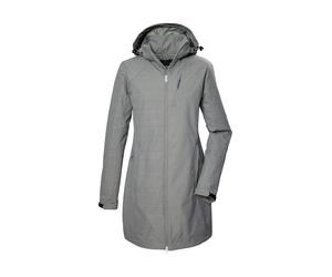 Softshellparka KILLTEC "KOS 57 WMN SFTSHLL PRK", Damen, Gr. 38, grün (helloliv), Oberseite: 100% Polyester;Rückseite: 100% Polyester;Futter: 100% Polyester, Jacken, Wasserabweisender, atmungsaktiver P