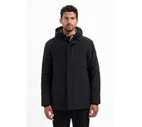 Softshellparka NO EXCESS "No Excess Softshellparka Jacket Long Soft Shell", Herren, Gr. XXL, schwarz, 94% Polyester (Recycelt), 6% Elasthan, Jacken (54959253-XXL) schwarz