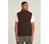 Softshellweste G-STAR "Foundation Liner Weste", Herren, Gr. M, deep braun, Obermaterial: 50% Polyester, 50% Polyester, Westen (88327211-M) deep braun