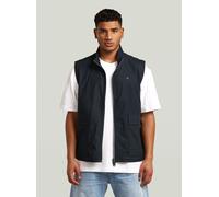 Softshellweste G-STAR "Lightweight Summer Weste", Herren, Gr. XS, schwarz (salute), Obermaterial: 100% Baumwolle, Westen (56707963-XS) salute