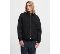 Softshellweste JACK & JONES "JJEDOVER VEST NOOS", Herren, Gr. XL, schwarz, Web, Obermaterial: 100% Baumwolle, unifarben, regular fit, hoch geschlossener Ausschnitt, Westen (75923310-XL) schwarz