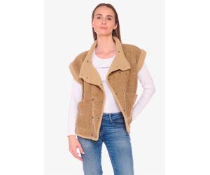Softshellweste LE TEMPS DES CERISES "FUJI", Herren, Gr. S, beige, 73% Polyester, 23% Viskose, 4% Elasthan, Westen, mit kuscheligen Einsatz (39875105-S) beige