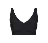 SoftStrech Power Tiefausgeschnittener BH Schwarz XL