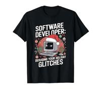 Softwareentwickler Debugging Your Holiday Glitches Coding Preisgünstiges Grafik-T-Shirt