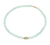 sogni d'oro Facettenreich Damen-Collier aus echt Gold 375 mit Fluorit