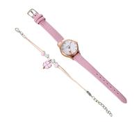 SOIMISS 1Satz Frauen Armbanduhr mit Katzenmotiv Teiliges mit Armband Quarzwerk Stylische Handgelenkuhr für Perfektes für Freunde Familie