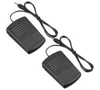 SOIMISS 2 Stück Nähmaschinen Fußpedal mit Kabel Metall Fußschalter Ersatzteil für Haushaltsnähmaschinen Robustes Präzises Steuerpedal für Nähzubehör und Nähprojekte