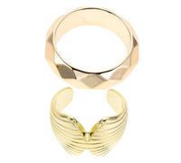 SOIMISS 2 Stück Vintage Geometrische Arm Damen Unisex Stapelbare Chunky Acryl Armreifen Offene Statement Schmuck Für Sommer Strand Party