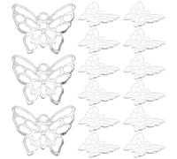 SOIMISS 200 Stück Hohle Schmetterlingsanhänger Legierung Bunte Selbstgemacht Schmuck Charme für Armbänder Halsketten Ohrringe Geschenk Zubehör