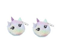 SOIMISS 2stücke Einhorn Katze Cartoon Plüsch Münzbörse Für Junge Mädchen Praktische Umhängetasche Für Mädchen Große Augen Design Für Handy Und Geldbörse Einzigartig Und