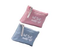 SOIMISS 2stücke Kosmetiktasche Mit Organizer Reisekosmetiktasche Tragbar Aufbewahrungstasche Für Damen Kosmetikartikel Hygiene Rosa Blau