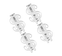 SOIMISS 4stücke Edelstahl Geldklammern Mit Kartenhalter Geldscheinklammern Minimalistisches Design Für Bargeld Und Kartenorganisation Robuste Geldbörsenclips Für Männer Und Frauen