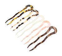 SOIMISS 5stücke U-förmige Haargabeln Für Damen Acetat-haarnadeln Retro-haarspangen Für Mädchen in Klassischen Farben Kopfbedeckungen Für Formelle Und Informelle Anlässe
