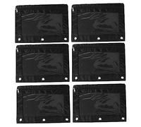 SOIMISS 6 Stück 3-Loch Oxford Stiftetaschen Mit Reißverschluss Transparente Dokumententaschen Für Büro Und Schule B5 Schreibwarentaschen Zur Ordnerablage