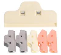 SOIMISS 6 Stück 6 teiliges Werkzeugset Große Kunststoff Clips in Beige Langlebige Fixierhalter für Diamantkunst Staubdichte DIY Bastelclips für Präzises Arbeiten