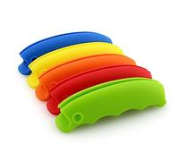 SOIMISS Arbeitssparende Silikon Einweg Tragetaschenhalter 2 Stück Packung 9x2,3x2,5cm Mit Anti Rutsch Griff Geeignet Für Lebensmittel Einkauf Und Familienaktivitäten