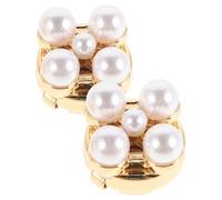 SOIMISS Manschettenknöpfe Damen Blumenmuster 2 Stück Legierung Schmuck Accessoire Für Hemden Elegant Für Hochzeit Party Und Festliche Anlässe