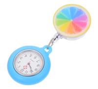 SOIMISS Modische Einziehbare Schwesternuhr Mit Clip Buntes Zifferblatt Quarz Taschenuhr Für Sanitäter Und Krankenpfleger Im Medizinischen Einsatz