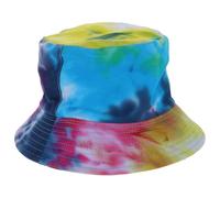 SOIMISS Tie Dye Fischerhut Eimer Hut Breite Krempe Sonnenhut Sommer Faltbarer Hut