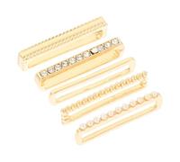 SOIMISS Zierlicher Zierring für Uhrenarmband 38mm 42mm Gold Zinklegierung | Schmuckstil, Leicht und Formstabil, Dekorativer Effekt für Lederband und Watchband, für Familie und Freunde