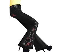 SOIUTAO Mom Jeans Damen Leicht Atmungsaktiv Röhrenjeans Straight Große Größen Schlaghose Casual Einfarbig Stoffhose Hose Elegant Sommerhose Weites Bein Streetwear Geschenk für Frauen