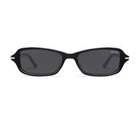 SOJOS Retro Polarisierte Schmale Rechteckige Sonnenbrille Damen Herren Vintage Skinny Kunststoff UV400 Schutz Sonnenbrille Breites Gesicht SJ2376