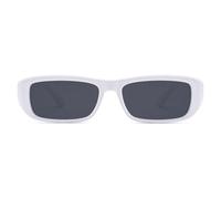 SOJOS Retro Rechteckige Polarisierte Sonnenbrille Damen Schmal Quadratisch UV400 Brille mit Breites Großes Gesicht Stil SJ2351